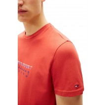 TOMMY JEANS SLIM ENTRY DNA T-SHIRT ΜΠΛΟΥΖΑ ΑΝΔΡΙΚΗ RED