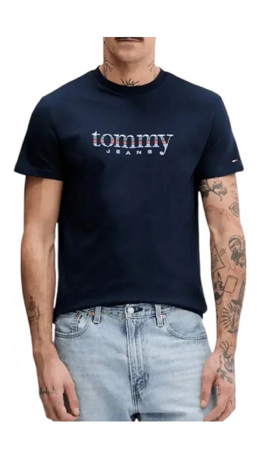 TOMMY JEANS SLIM ENTRY DNA T-SHIRT ΜΠΛΟΥΖΑ ΑΝΔΡΙΚΗ NAVY