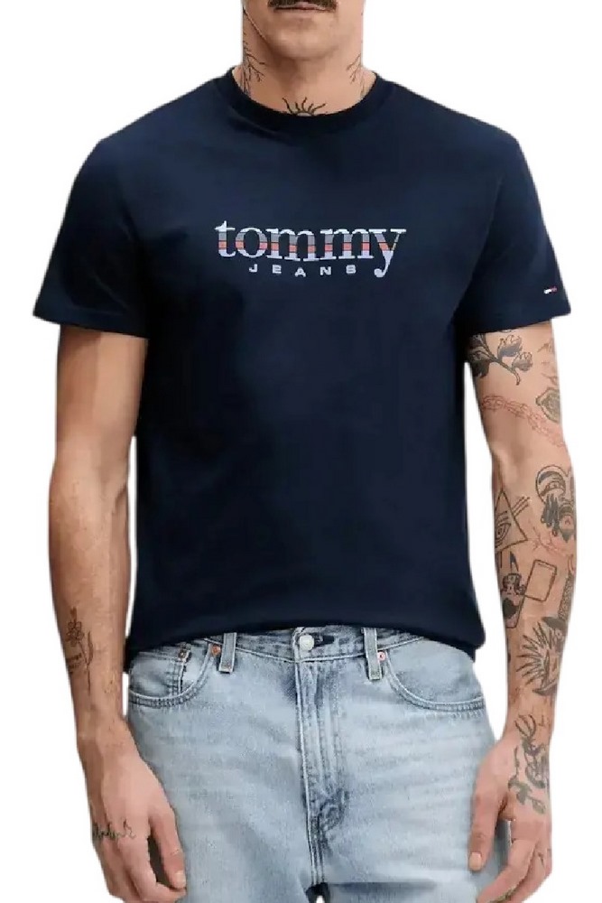 TOMMY JEANS SLIM ENTRY DNA T-SHIRT ΜΠΛΟΥΖΑ ΑΝΔΡΙΚΗ NAVY