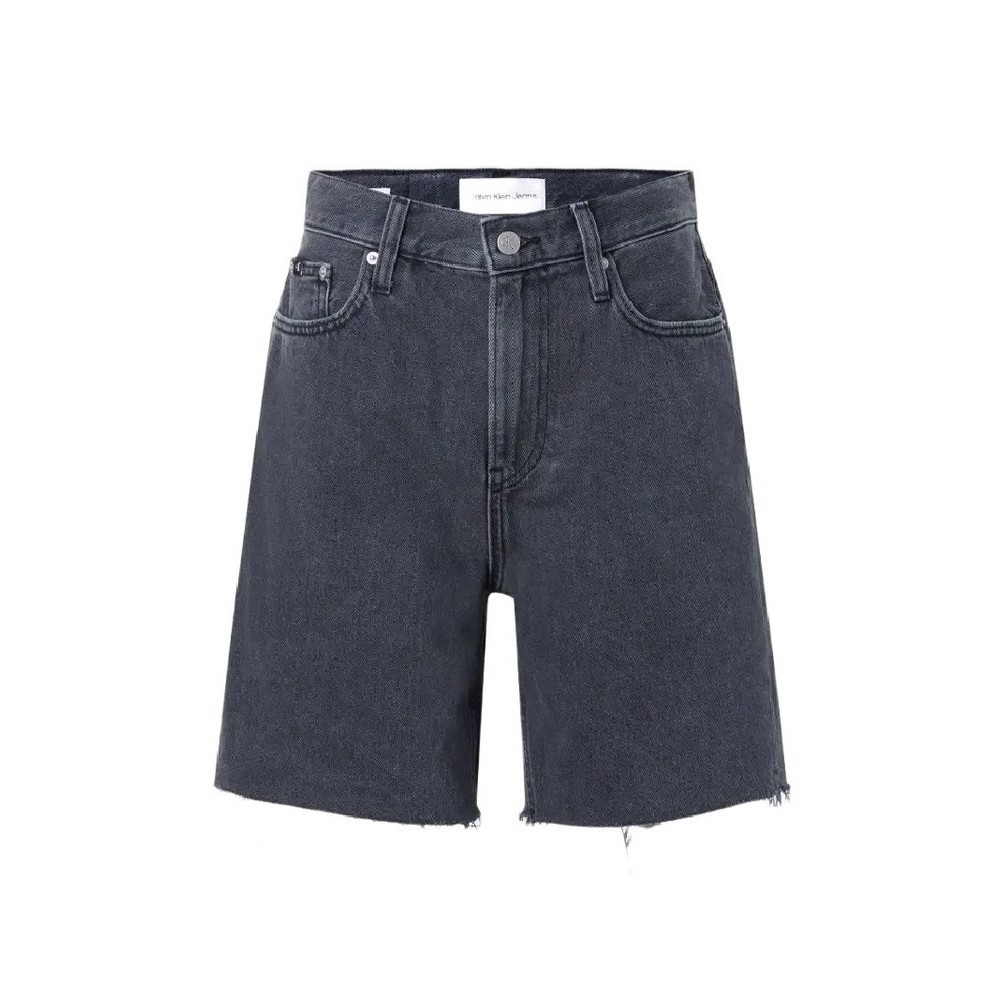 CALVIN KLEIN BERMUDA MOM SHORT ΣΟΡΤΣ ΓΥΝΑΙΚΕΙΟ BLACK DENIM