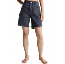 CALVIN KLEIN BERMUDA MOM SHORT ΣΟΡΤΣ ΓΥΝΑΙΚΕΙΟ BLACK DENIM