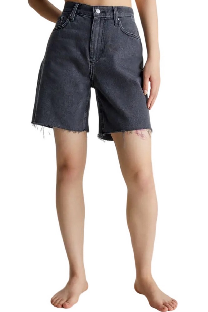 CALVIN KLEIN BERMUDA MOM SHORT ΣΟΡΤΣ ΓΥΝΑΙΚΕΙΟ BLACK DENIM