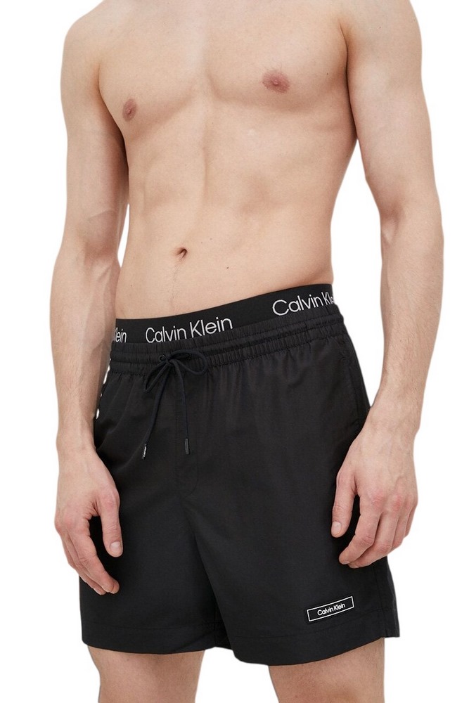 CALVIN KLEIN JEANS MEDIUM DOUBLE WB ΜΑΓΙΟ ΑΝΔΡΙΚΟ BLACK