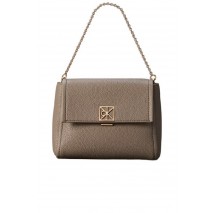 CALVIN KLEIN EMBLEM HW PEBBLE CROSSBODY 20 ΤΣΑΝΤΑ ΓΥΝΑΙΚΕΙΑ TAUPE