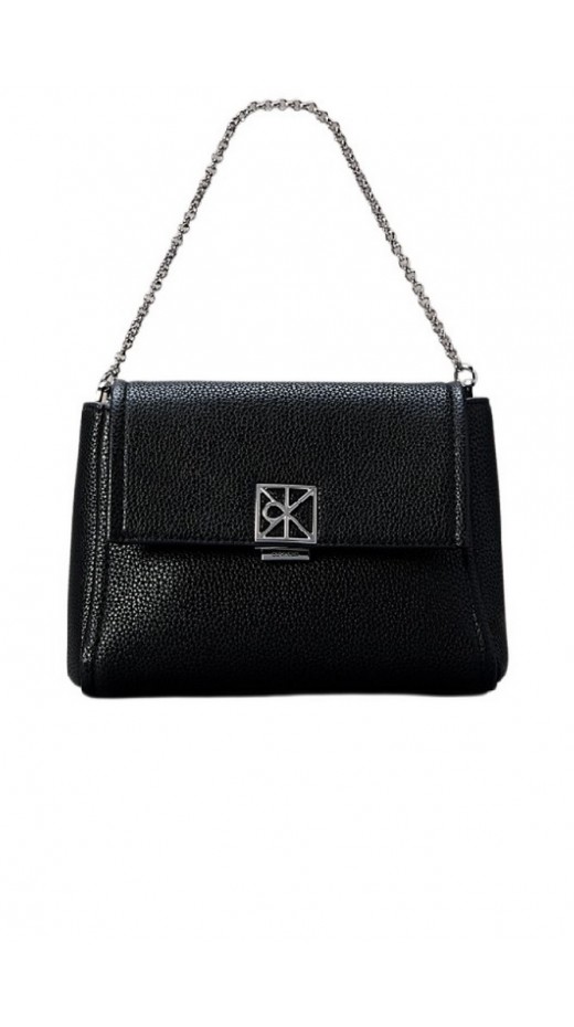 CALVIN KLEIN EMBLEM HW PEBBLE CROSSBODY 20 ΤΣΑΝΤΑ ΓΥΝΑΙΚΕΙΑ BLACK