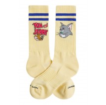 JIMMY LION ATHLETIC TOM AND JERRY HEADS ΚΑΛΤΣΕΣ UNISEX YELLOW