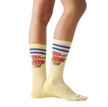 JIMMY LION ATHLETIC TOM AND JERRY HEADS ΚΑΛΤΣΕΣ UNISEX YELLOW