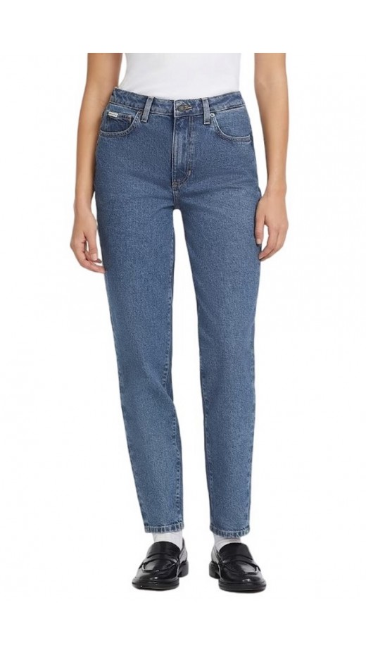 GUESS JEANS G06 MOM RIVERSIDE STR ΠΑΝΤΕΛΟΝΙ ΓΥΝΑΙΚΕΙΟ BLUΕ DENIM