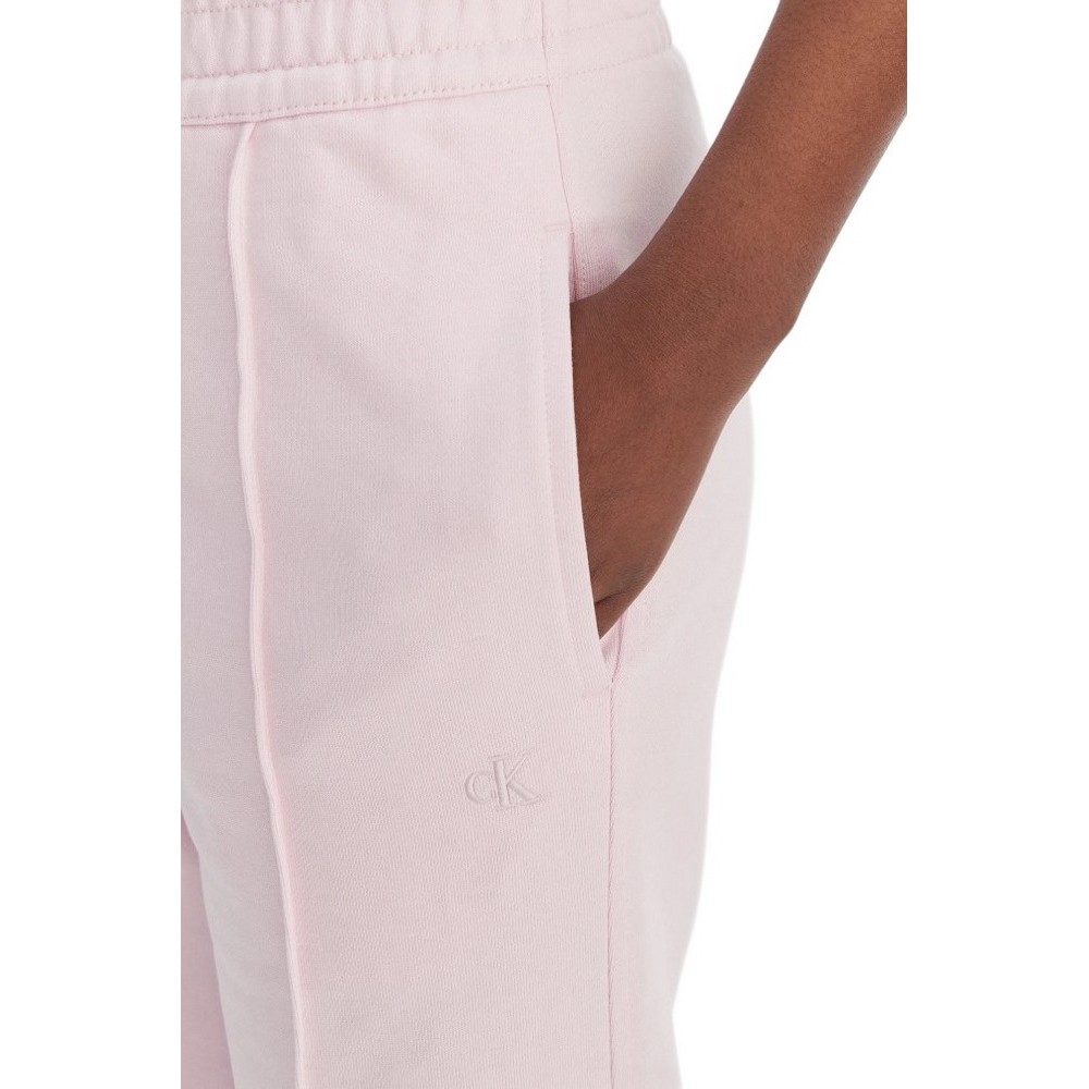CALVIN KLEIN JEANS ARCHIVE LOGO FRENCH TERRY TRACKP ΦΟΡΜΑ ΓΥΝΑΙΚΕΙΑ PINK