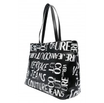 VERSACE JEANS COUTURE RANGE I - SOFT ALLOVER LOGO, SKETCH ΤΣΑΝΤΑ  ΓΥΝΑΙΚΕΙΑ BLACK/WHITE