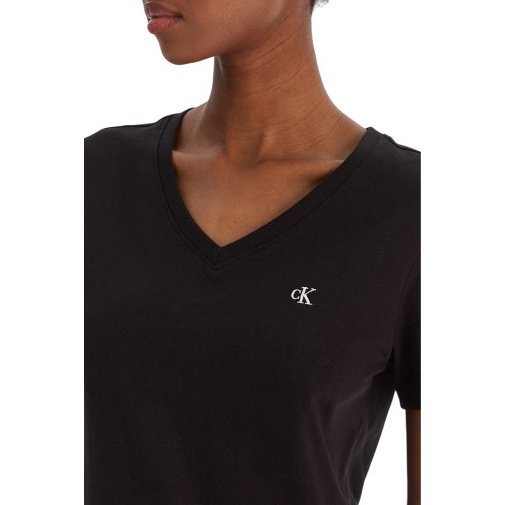 CALVIN KLEIN JEANS ARCHIVE JERSEY VNK TEE T-SHIRT ΜΠΛΟΥΖΑ ΓΥΝΑΙΚΕΙΑ BLACK