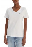 CALVIN KLEIN JEANS ARCHIVE JERSEY VNK TEE T-SHIRT ΜΠΛΟΥΖΑ ΓΥΝΑΙΚΕΙΑ WHITE