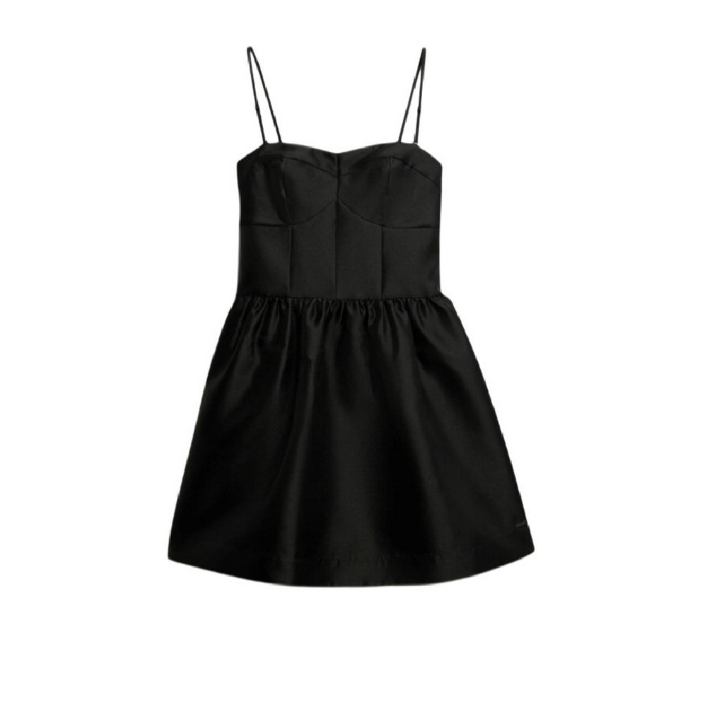 SUPERDRY LBD CORSET CAMI MINI DRESS ΦΟΡΕΜΑ ΓΥΝΑΙΚΕΙΟ BLACK