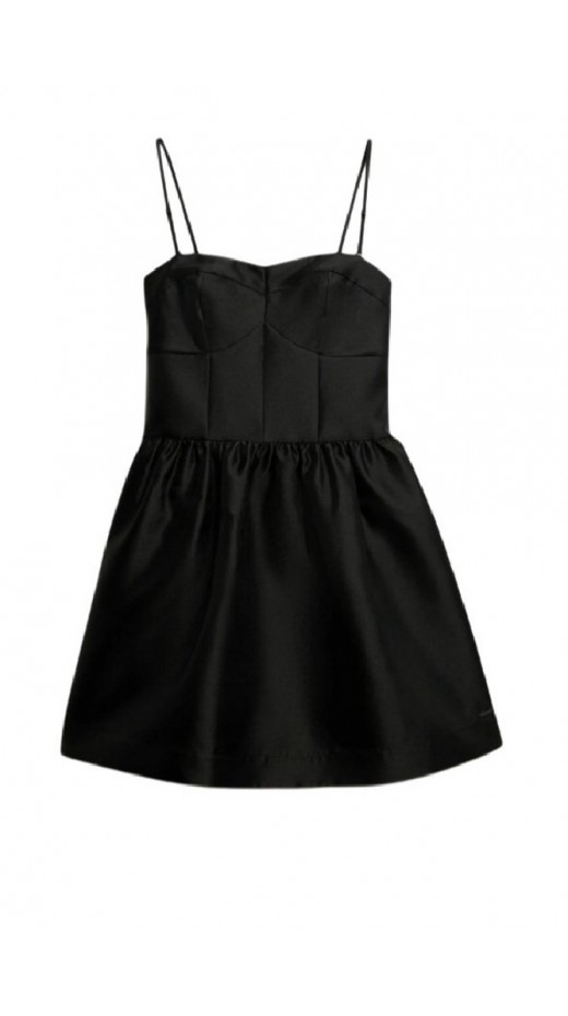 SUPERDRY LBD CORSET CAMI MINI DRESS ΦΟΡΕΜΑ ΓΥΝΑΙΚΕΙΟ BLACK