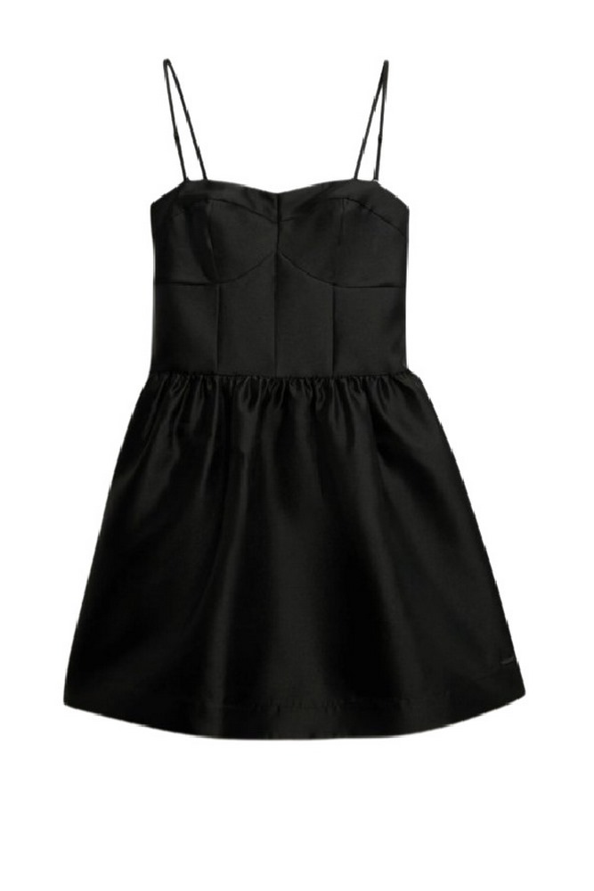 SUPERDRY LBD CORSET CAMI MINI DRESS ΦΟΡΕΜΑ ΓΥΝΑΙΚΕΙΟ BLACK