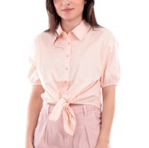 GUESS SS BOWED JUNE SHIRTS ΠΟΥΚΑΜΙΣΟ ΓΥΝΑΙΚΕΙΟ PEACH