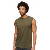 SUPERDRY ESSENTIAL LOGO TANK UB ΜΠΛΟΥΖΑ ΑΝΔΡΙΚΗ OLIVE