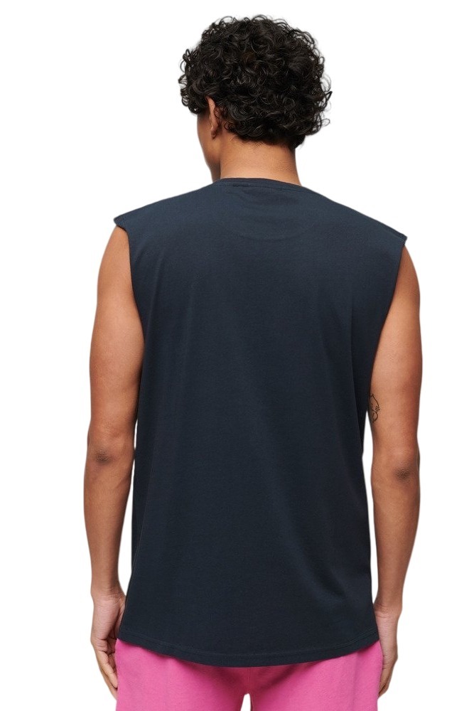 SUPERDRY ESSENTIAL LOGO TANK UB ΜΠΛΟΥΖΑ ΑΝΔΡΙΚΗ NAVY