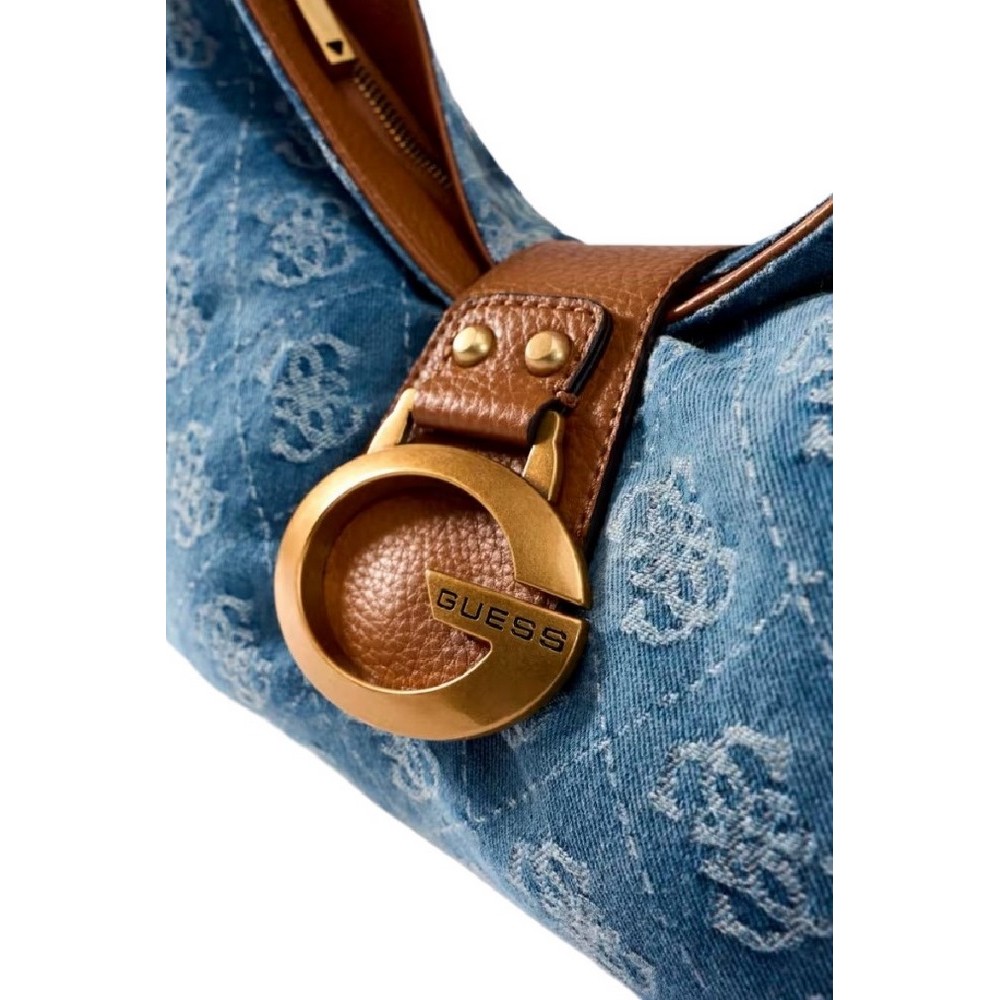 GUESS CAMDEN SHOULDER BAG HWDB9308180 ΤΣΑΝΤΑ ΓΥΝΑΙΚΕΙΑ BLUΕ DENIM