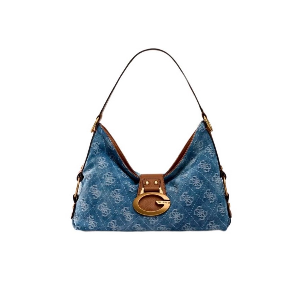 GUESS CAMDEN SHOULDER BAG HWDB9308180 ΤΣΑΝΤΑ ΓΥΝΑΙΚΕΙΑ BLUΕ DENIM