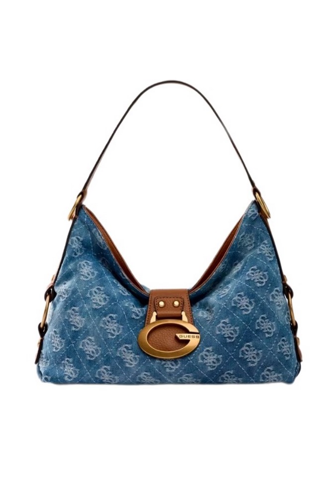 GUESS CAMDEN SHOULDER BAG HWDB9308180 ΤΣΑΝΤΑ ΓΥΝΑΙΚΕΙΑ BLUΕ DENIM
