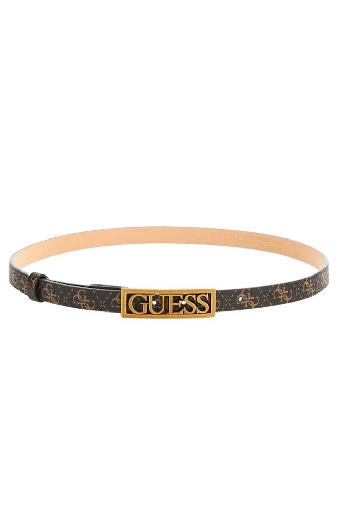 GUESS ALEXIE ADJUST & NOT REV BELT ΖΩΝΗ ΓΥΝΑΙΚΕΙΑ BROWN