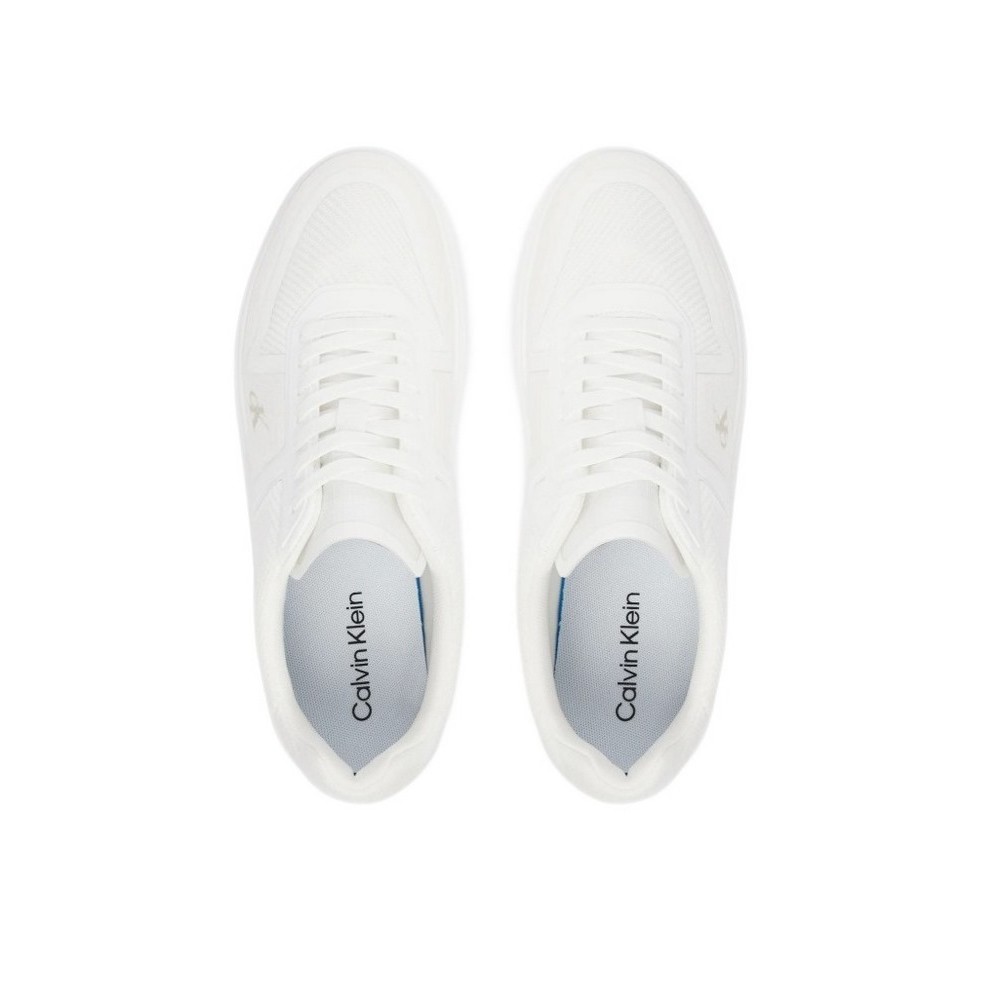 CALVIN KLEIN CLASSIC CUPS LACEUP KNIT ΠΑΠΟΥΤΣΙ ΑΝΔΡΙΚΟ WHITE