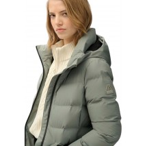 SUPERDRY D2 STUD CITY MID PADDED JACKET ΜΠΟΥΦΑΝ ΓΥΝΑΙΚΕΙΟ GREEN