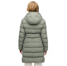 SUPERDRY D2 STUD CITY MID PADDED JACKET ΜΠΟΥΦΑΝ ΓΥΝΑΙΚΕΙΟ GREEN