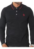 U.S.POLO ASSN KENE ΜΠΛΟΥΖΑ ΑΝΔΡΙΚΗ BLACK