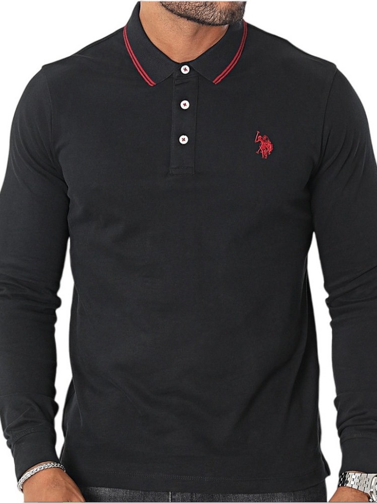 U.S.POLO ASSN KENE ΜΠΛΟΥΖΑ ΑΝΔΡΙΚΗ BLACK