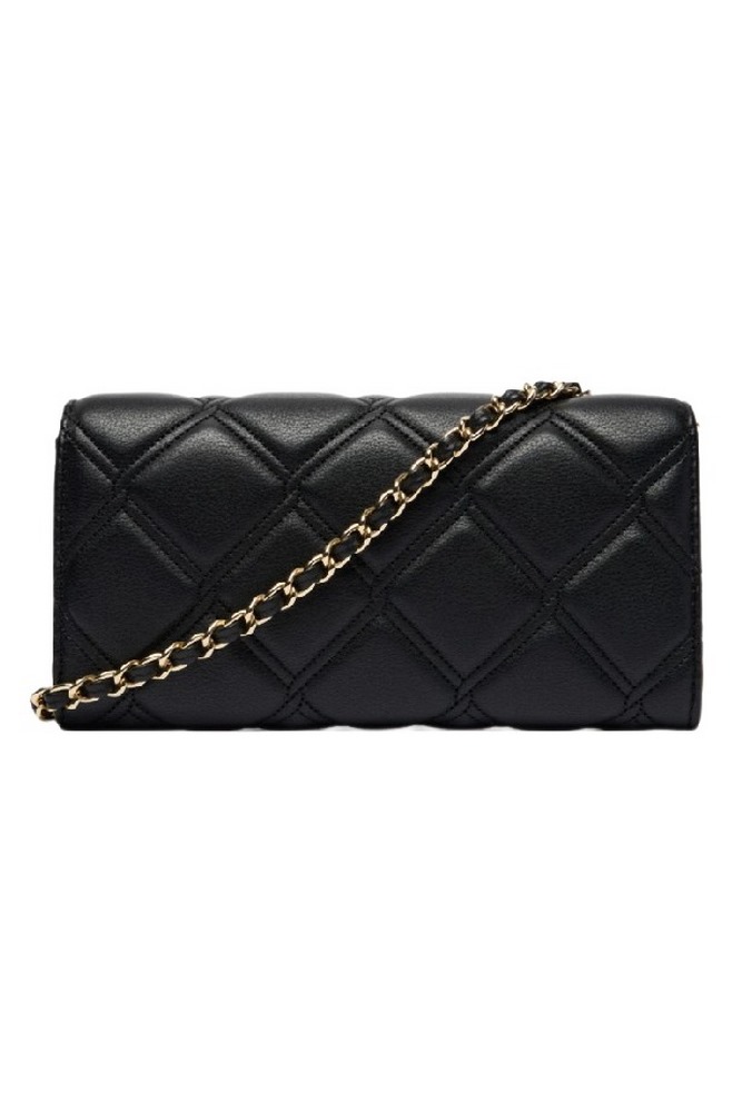TOMMY HILFIGER FEMININE WALLET ON CHAIN ΠΟΡΤΟΦΟΛΙ ΓΥΝΑΙΚΕΙΟ BLACK