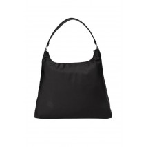 CALVIN KLEIN SATIN NYLON LARGE SHOULDER BAG ΤΣΑΝΤΑ ΓΥΝΑΙΚΕΙΑ BLACK