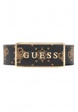 GUESS CARRIE LOGO NT ADJ& NT REV H30 ΖΩΝΗ ΓΥΝΑΙΚΕΙΑ DARK BROWN
