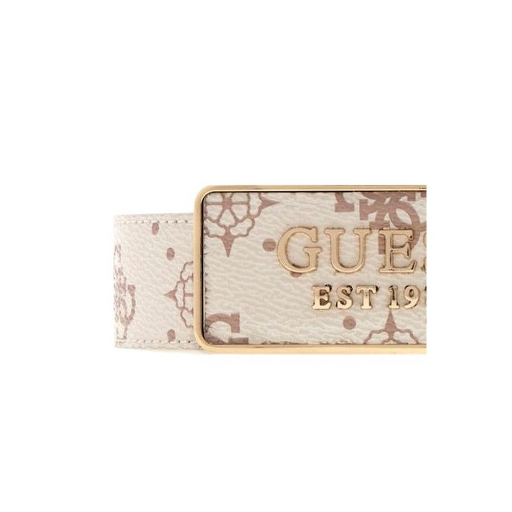 GUESS CARRIE LOGO NT ADJ& NT REV H30 ΖΩΝΗ ΓΥΝΑΙΚΕΙΑ VANILLA