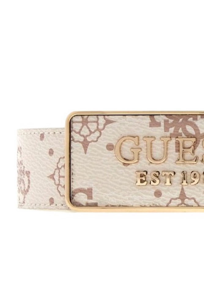 GUESS CARRIE LOGO NT ADJ& NT REV H30 ΖΩΝΗ ΓΥΝΑΙΚΕΙΑ VANILLA