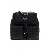 GUESS GIULLY II FLAP BACKPACK ΤΣΑΝΤΑ ΓΥΝΑΙΚΕΙΑ BLACK