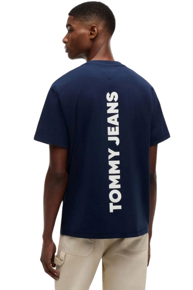 TOMMY JEANS RLX CREST 1985 T-SHIRT ΜΠΛΟΥΖΑ ΑΝΔΡΙΚΗ NAVY