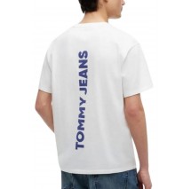 TOMMY JEANS RLX CREST 1985 T-SHIRT ΜΠΛΟΥΖΑ ΑΝΔΡΙΚΗ ECRU