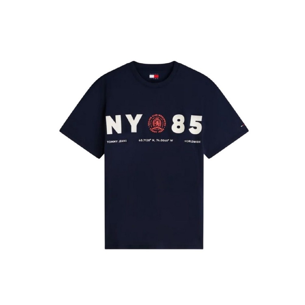 TOMMY JEANS RLX CREST 1985 T-SHIRT ΜΠΛΟΥΖΑ ΑΝΔΡΙΚΗ NAVY