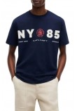 TOMMY JEANS RLX CREST 1985 T-SHIRT ΜΠΛΟΥΖΑ ΑΝΔΡΙΚΗ NAVY