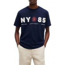 TOMMY JEANS RLX CREST 1985 T-SHIRT ΜΠΛΟΥΖΑ ΑΝΔΡΙΚΗ NAVY