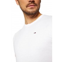 TOMMY JEANS XSLIM JERSEY TEE T-SHIRT ΜΠΛΟΥΖΑ ΑΝΔΡΙΚΗ WHITE
