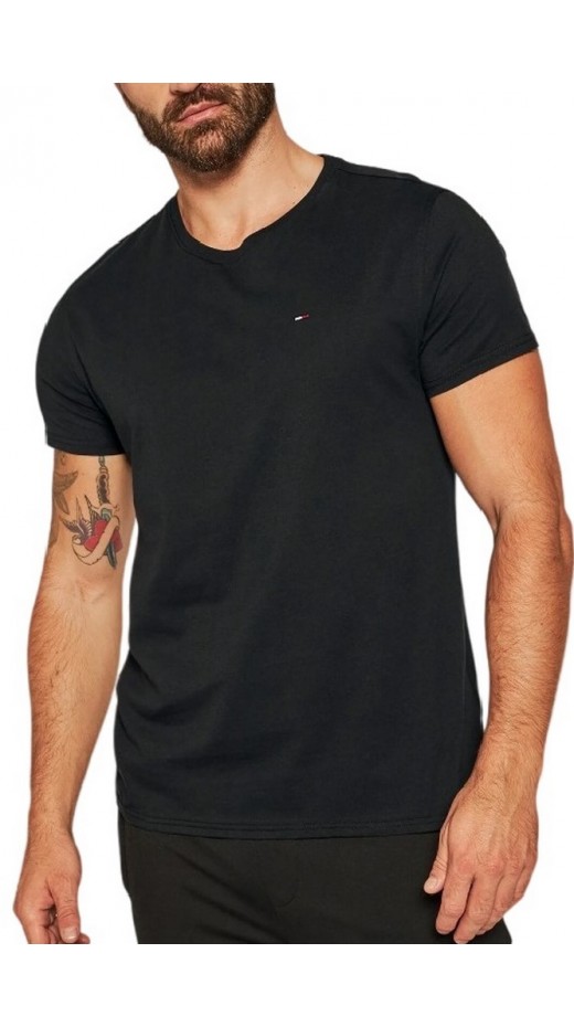 TOMMY JEANS XSLIM JERSEY TEE T-SHIRT ΜΠΛΟΥΖΑ ΑΝΔΡΙΚΗ BLACK