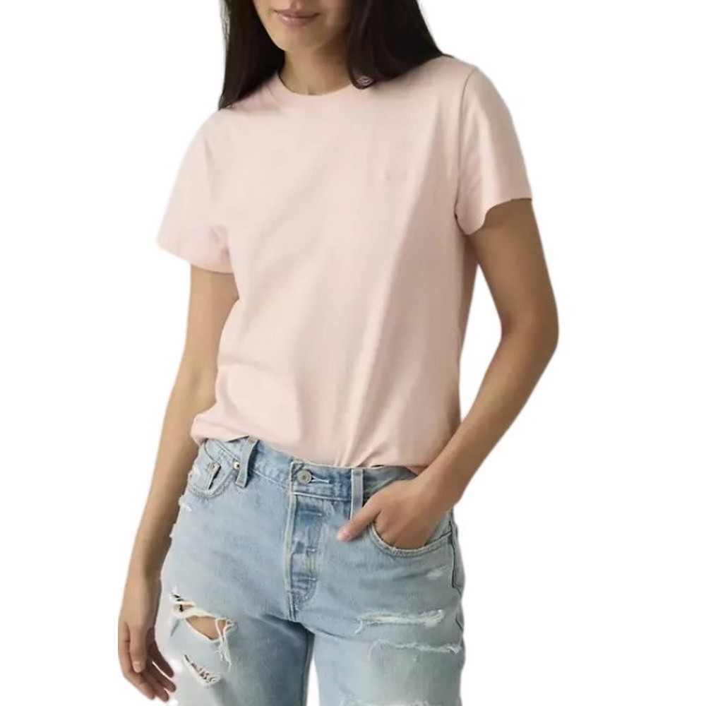 LEVIS® PERFECT TEE LSE HOUSEMARK T-SHIRT ΜΠΛΟΥΖΑ ΓΥΝΑΙΚΕΙΑ PINK