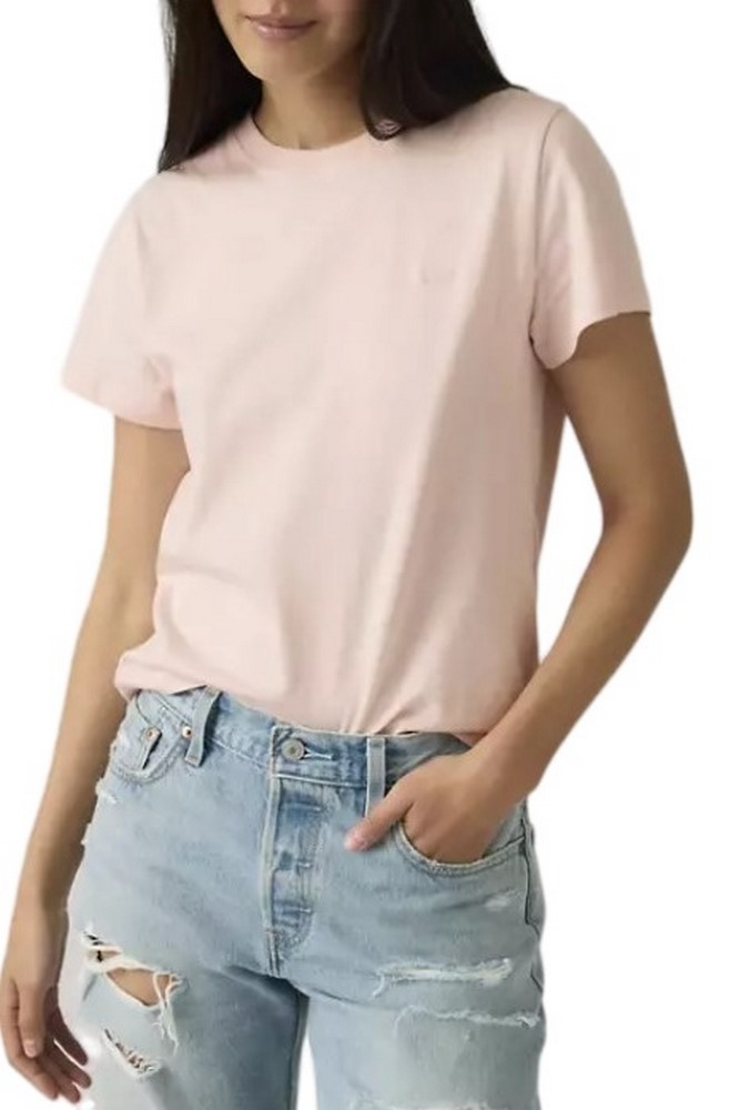 LEVIS® PERFECT TEE LSE HOUSEMARK T-SHIRT ΜΠΛΟΥΖΑ ΓΥΝΑΙΚΕΙΑ PINK