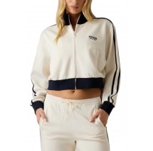 GUESS HOSHI FULL ZIP SWEATSHIRT ΖΑΚΕΤΑ ΦΟΥΤΕΡ ΓΥΝΑΙΚΕΙΑ ECRU