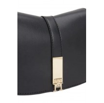 TOMMY HILFIGER TH HERITAGE CROSSOVER CHAIN ΤΣΑΝΤΑ ΓΥΝΑΙΚΕΙΑ BLACK