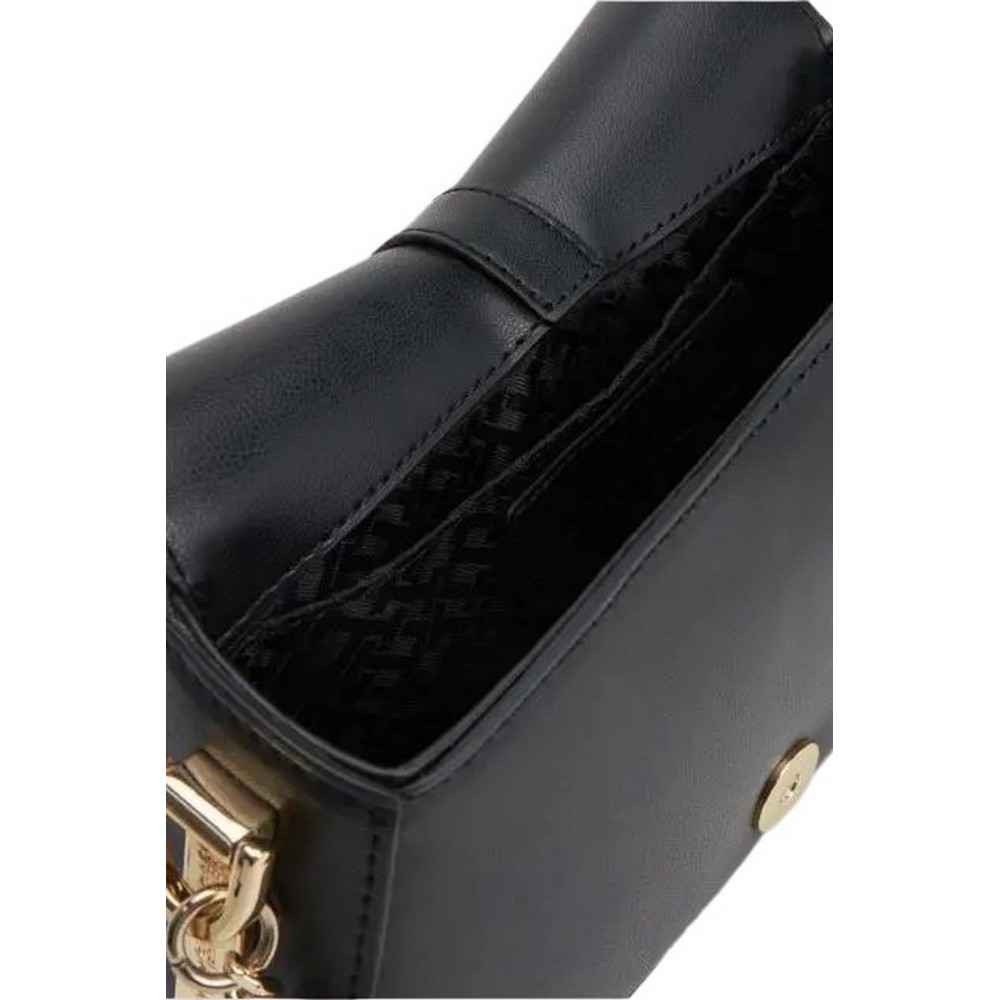 TOMMY HILFIGER TH HERITAGE CROSSOVER CHAIN ΤΣΑΝΤΑ ΓΥΝΑΙΚΕΙΑ BLACK