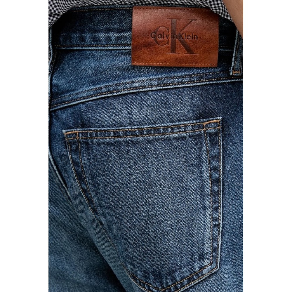 CALVIN KLEIN JEANS 90S STRAIGHT HORIZON JEAN ΠΑΝΤΕΛΟΝΙ ΑΝΔΡΙΚΟ BLUΕ DENIM